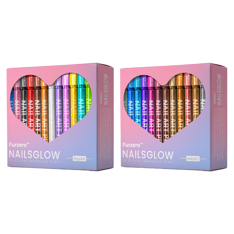 Furzero™ NailsGlow 12 Colors Manicure Pens